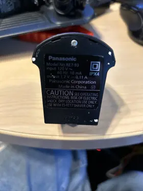 Wesrw30k7658 Panasonic Charging Adapter For Es-rw30 Shaver