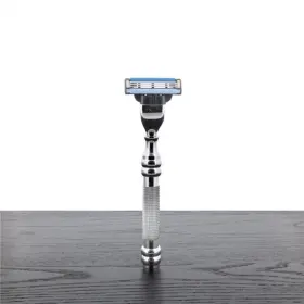900495 Parker 43m Heavyweight Cartridge Razor Handle - Mach 3 Compatible