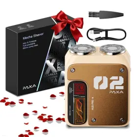 Pat0103 Paxa Mini Electric Shaver For Men 9000rpm Razor Magnetic Dua