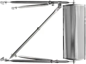 667-x Perterson Peterson Manufacturing 667x West Coast Mirror Assembly White