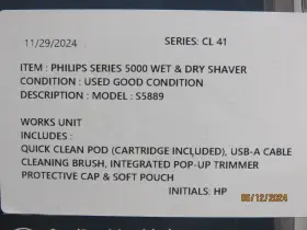 S5889 Philips 075020105844 Series 5000 Wet And Dry Shaver With Quick Clean Pod S5889/60 Cl41 #2