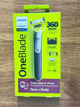 2834 Philips Norelco-for Better Contouring-5 Length Adjust. Comb 360 Blade Qp 2834/70