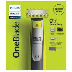Philips 680358012490 Norelco Oneblade Face And Body Electric Shaver Trimmer