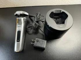 S9985 Philips 9985 Norelco Shaver Mens Silver Black Rechargeable Used #3