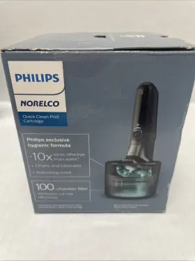 Philips Cc12/52 3 New Norelco Quick Clean Pod Cartridge 2 Pods Per Box Alcohol Free #3