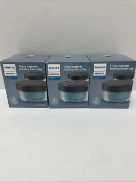 Philips Cc12/52 3 New Norelco Quick Clean Pod Cartridge 2 Pods Per Box Alcohol Free