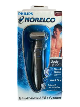 Philips Norelco 075020000941 Bg2020/31 Bodygroom Rechargeable Cordless Wet/dry Shaver New