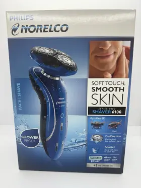 1150x Philips Norelco 075020011619 New Sealed In Box 1150x/40 6100 Wet And Dry Shaver Series 6000