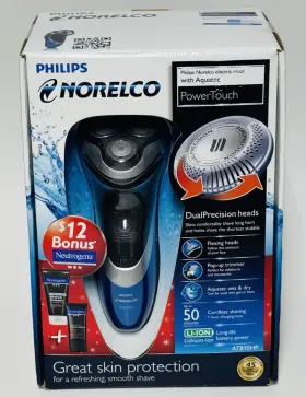 Philips Norelco 075020038036 At810hp Blue Electric Shaver - New Sealed