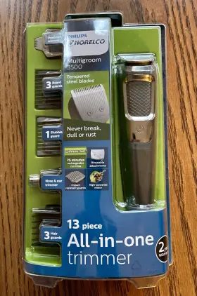 Philips Norelco 075020059314 Multigroom 3500 All-in-one Trimmer Tempered Steel Blades 13 Pc