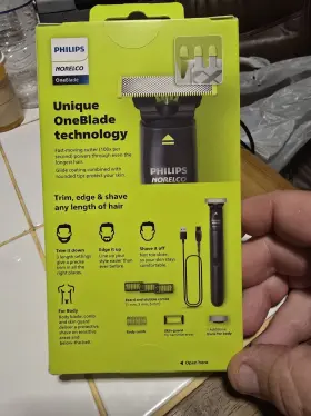 Philips Norelco 075020107923 Oneblade Trim Edge Shave Face And Body Usb-a New In The Box #2