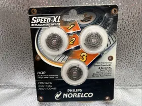 Philips Norelco 075020209306 New Sealed Hq9 Speed-xl Replacement Razor Heads