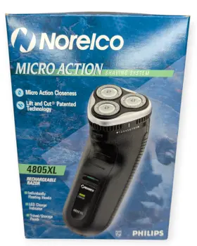 4805xl Philips Norelco Micro Action Rechargeable Razor Unused Original Packaging