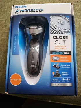 6948xl Philips Norelco 6948xl/41 2100 Cordless Rechargeable Mens Electric Shaver Nib Close Cut