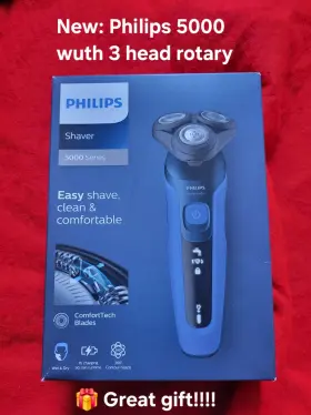Philips Norelco 710103993827 New Shaver 5000 Series Mens Rechargeable Dry Blades Xmas Gift