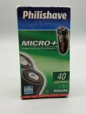 Hq40 Philips Norelco 8710103173489 Philishave Micro Shaver Battery Operative Lift &cut System Travel