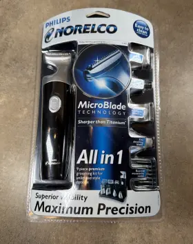 G485 Philips Norelco Series All-in-one 9 Pcs Premium Grooming Kit New Deadstock