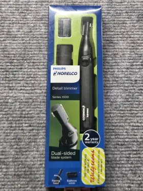 Nt1000 Philips Norelco Detail Trimmer Series 1000 Dual Sided Blade System Eyebrow Beard