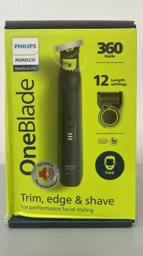 Qp653170 Philips Norelco Oneblade 360 Pro Rechargeable Mens Electric Shave Trim And Edge