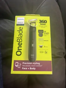 Qp654270 Philips Norelco Oneblade Pro - 360 Blade Precision Styling Open Box Unused
