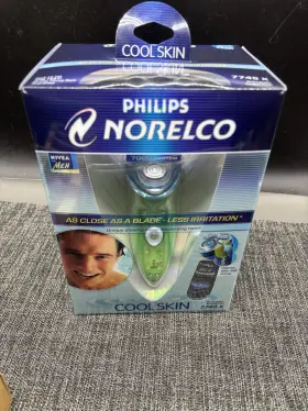 Razor7745x Philips Norelco Cool Skin Electric Rechargeable Factory Sealed Read
