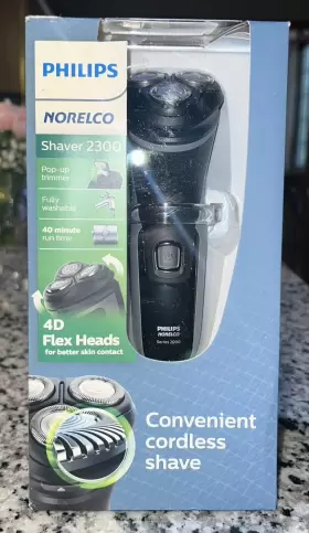 S121181 Philips Norelco Shaver 2300 Cordless Mens Dry Electric - S121181 Philips Norelco Shaver 2300 Cordless Mens Dry Electric -