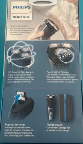S3212 Philips Norelco S3212/82 3500 Cordless Battery-powered Electric Shaver #3