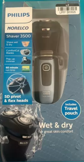 S3212 Philips Norelco S3212/82 3500 Cordless Battery-powered Electric Shaver