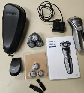 S5940 Philips Norelco Cordless Wet/dry Shaver With Turbo Option Trimmer And Charger