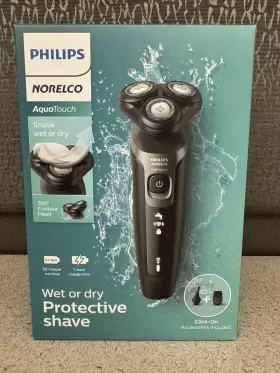 S5966 Philips Norelco Electric Shaver - Aquatouch Wet/dry