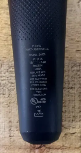S6800 Philips Norelco Used - Model 6000 Series Wet And Dry Electric Shaver #2