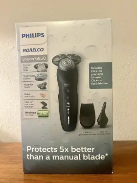 S6880 Philips Norelco S6880/81 Series 6000 Wet And Dry Electric Shaver - Black 6850