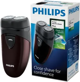 Pq206 Philips Pq206/18 Electric Shaver Battery Powered Convenient To Carry /genuine