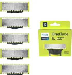 Qp250 Philips 5x One Blade Replacement Blades.original Works On All Models