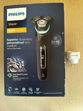 S9986 Philips S9986/55 Nib 9000 Series Wet And Dry Electric Shaver Skiniq Eu Plug Converter