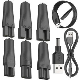 B0cfd5x1lw Pinkind 9 Pcs 5v Replacement Charger Usb Power Cord For Hair Clipper Trimmer Shaver And De