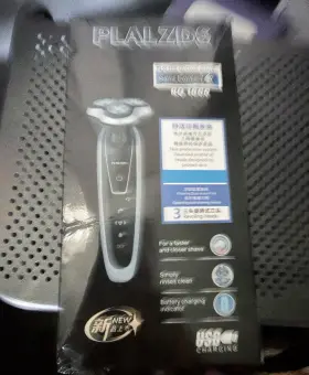 Plalzds Rq1000 Mens 3 Head Rotary Shaver Usb Charging Battery Indicator