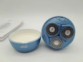 Pop Sonic 819573021981 Moon Shaver Blue For Face And Body With Extra Blades Charging Cable #2