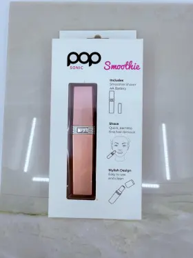 Pop Sonic 819573023022 Smoothie Fine Hair Removal Device Rose Gold. Quick And Painless New