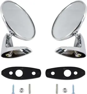 2802834 Prefer Warehouse Pair 2 Chrome Polished 9.06 X 4.95 3.93 Inches Silver
