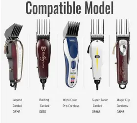 Primbarber-02 Primbarber 791107319071 Professional Hair Clipper Combs Guides Guards 8 Piece Set Open Box #3