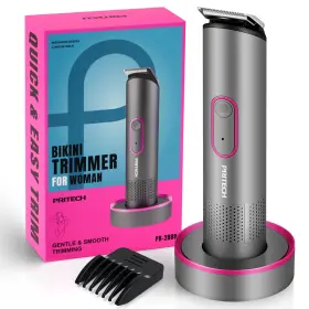 Pritech 426908271718 Afeitadora El Ctrica Para Zona Intima Mujer Maquina De Afeitar Bikini Rose Gold