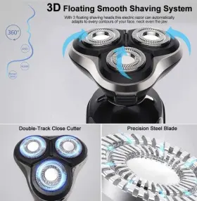 Rsm-1505 Pritech Rechargeable Mens Grooming Set Led Display Used #3