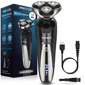 Tgrsm-1505 Pritech Electric Razor For Men Rechargeable Shaver Wa