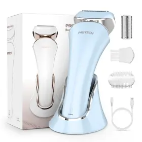 Tgusa-ld-8001-blue Pritech Electric Shaver For Women Rechargeable Wet Dry Razor Wate