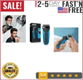 00069055877548 Procter & Gamble Braun Series 3 Electric Razor For Men Rechargeable Wet Dry Shaver 310s