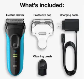 3040s Procter & Gamble 313051049080 Braun Series 3 Proskin Electric Shaver Rechargeable Coordless Wet And Dry #2