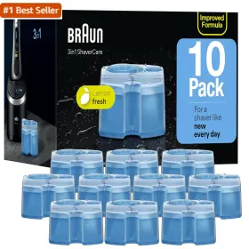Procter & Gamble 445037576556 Braun Clean And Renew Refill Cartridges Ccr Replacement Shaver Cleaner Solution F