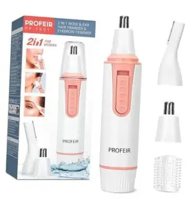 Pf-tr01 Profeir Nose Hair Trimmer For Women Portable Facial Removal Clipper Eyebrow