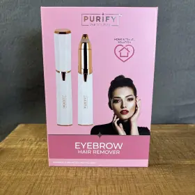 Py-eyremov-200 Purify Eyebrow Hair Remover Women S White Pain Free Waterproof Lightweight